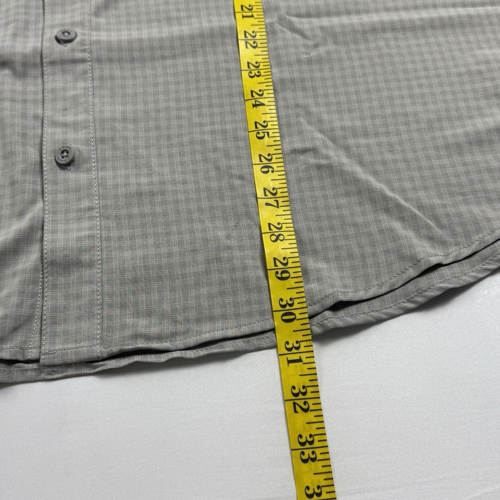 Orvis Mens  XXL Gray‎ Plaid Short Sleeve Button-Up Shirt Lightweight Sportsman - Picture 4 of 7